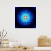 Mandala Quasar 1 Poster (Keuken)