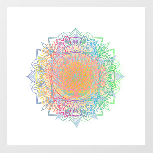 Mandala Raamsticker