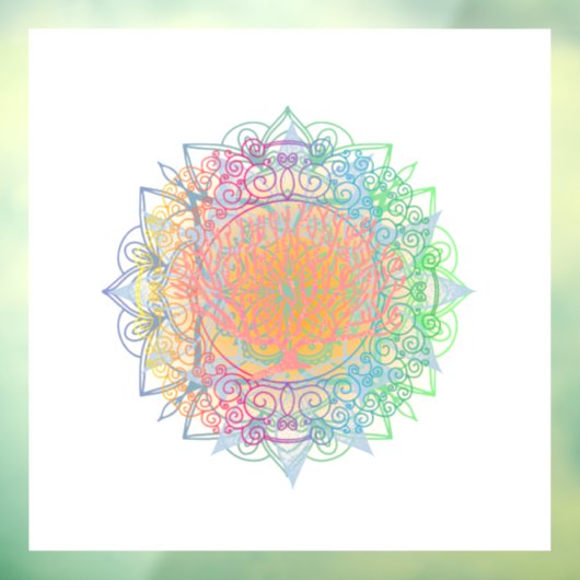 Mandala Raamsticker (Vel 3)