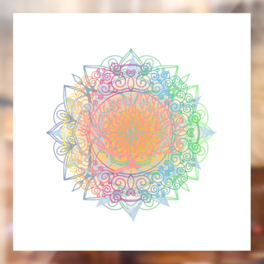 Mandala Raamsticker (Vel 2)