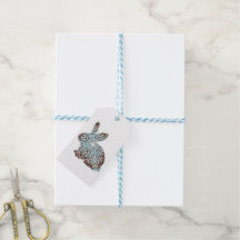 Mandala Rabbit Chocolate and Blues Custom Gift Lab
