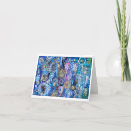 Mandala Rain Note Card Kaart