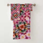 Mandala ronde kaleidoscope sierdecoratie c bad handdoek (Insitu)