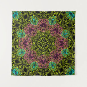 Mandala ronde kaleidoscope sierdecoratie c wandkleed
