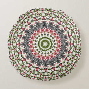 Mandala ronde patroon kaleidoscope Round Pillow Rond Kussen