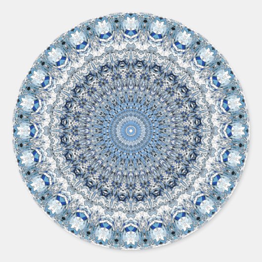 Mandala Ronde Sticker (Voorkant)