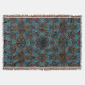 Mandala Rosette Boho Bohemian Style Dandy Pattern Deken (Voorkant)