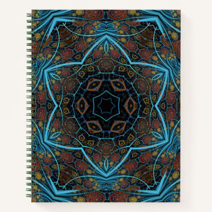 Mandala Rosette Boho Bohemian Style Dandy Pattern Notitieboek