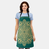 Mandala Rosette Retro Hippie Boho Chic Bohemian Schort (Gedragen)