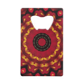 Mandala rouge et or (Devant)