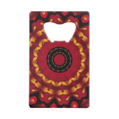 Mandala rouge et or (Dos)