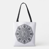 Mandala Round Ornament 2 Tote Bag (Achterkant)