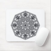 Mandala Round Ornament Muismat (Met muis)