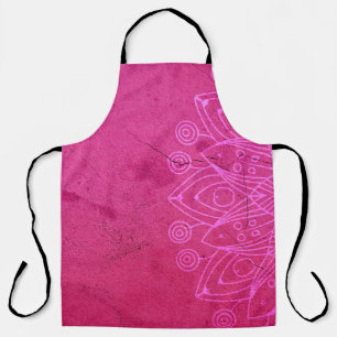 Mandala roze decoratieve achtergrond schort