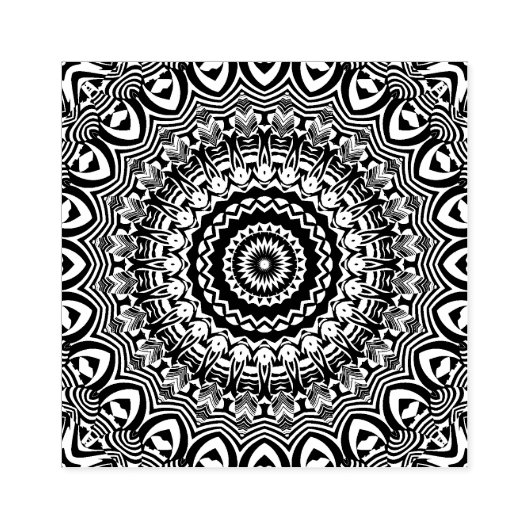 Mandala Rubberstempel (Afrduk)