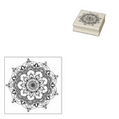 Mandala Rubberstempel (Gestempeld)