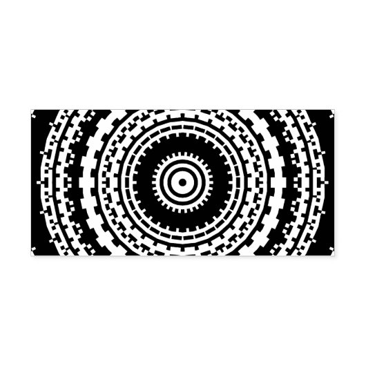 Mandala Rubberstempel (Afrduk)