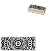 Mandala Rubberstempel (Gestempeld)