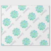 Mandala Rumi Joy Quote Cadeaupapier (Vlak)