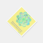 Mandala Rumi Joy Quote Servetten (Hoek)