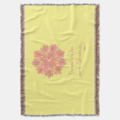 Mandala Rumi Woundquote Deken (Voorkant Verticaal)