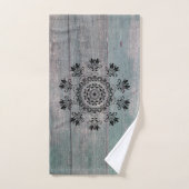 Mandala rustique (Serviette à main)