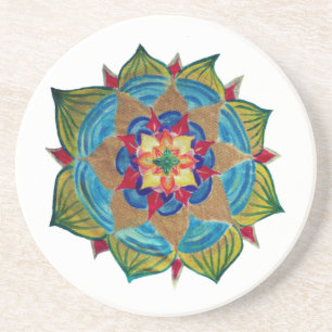 Mandala Sandstone Drink Dessous de verre
