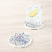 Mandala Sandstone Onderzetter (Zijkant)