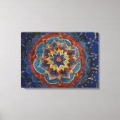 Mandala Schilderij Canvas Print (Voorkant)
