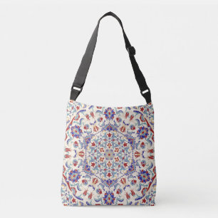 Mandala schoonheid: kleurrijk cultureel mozaïek crossbody tas