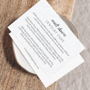 Mandala Sieraden Zorg Kleine Bedrijven Bestellen Informatiekaartje