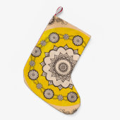 Mandala siervormgeving, etnische stijl kleine kerstsok (Voorkant (Hangend))