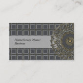 Mandala Silver Introduction Kaart Visitekaartje (Achterkant)