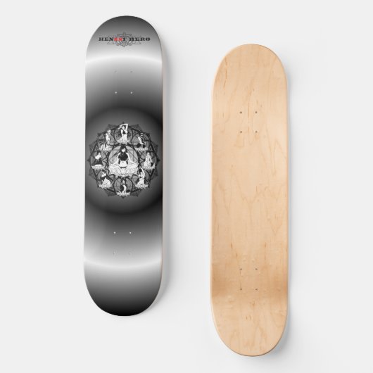 Mandala Skateboard (Voorkant)