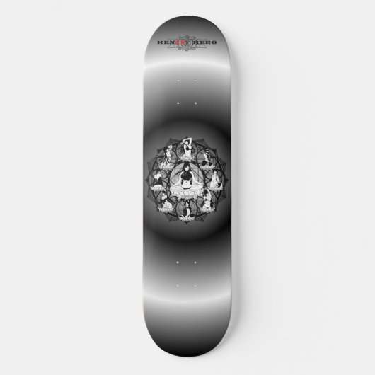 Mandala Skateboard (Voorkant)