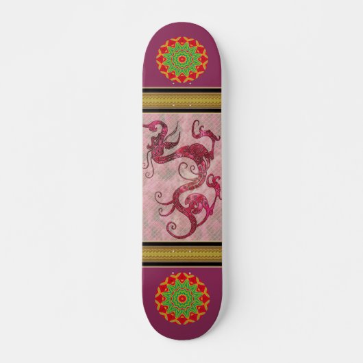 Mandala Skateboard (Devant)