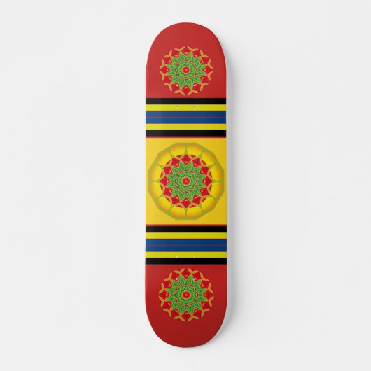 Mandala Skateboard (Devant)