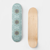 Mandala Skateboard avec votre nom (Recto)