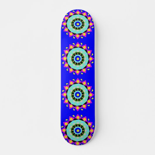 Mandala : Skateboard décoratif (Devant)