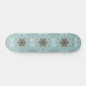 Mandala Skateboard met jouw naam (Horizontaal)