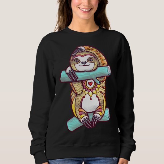 Mandala Sloth 86 Trui (Voorkant)