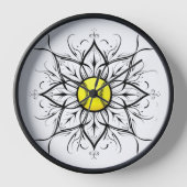 Mandala Softball Wall Horloge (Recto)