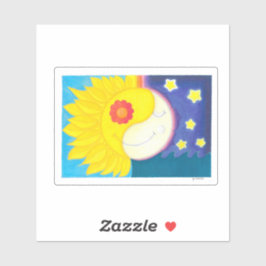 Mandala: Solflor e Luaflor Sticker