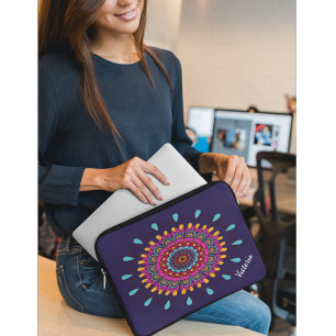 Mandala Spectrum Symfonie Laptop Sleeve
