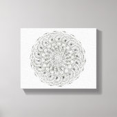Mandala Sphere Canvas Afdruk (Voorkant)