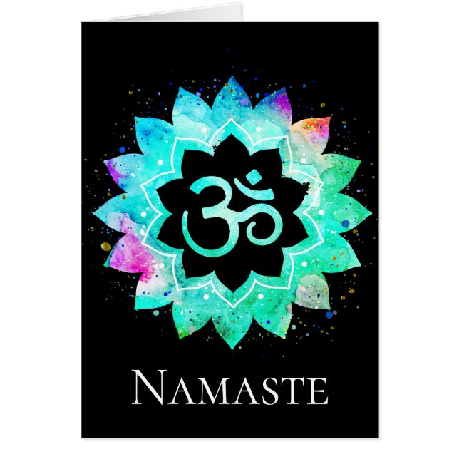 Mandala spirituel de fleur de Lotus de symbole (Devant)