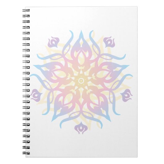 Mandala Sprite Burst Notitieboek (Voorkant)
