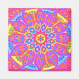 Mandala Square Magnet Magneet