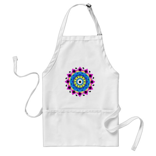 Mandala Standaard Schort (Voorkant)