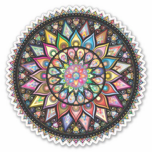 Mandala Sticker (Voorkant)